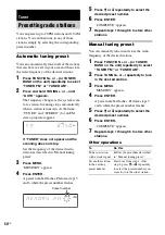 Preview for 50 page of Sony MHC-GNZ5D Operating Instructions Manual