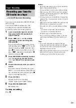 Preview for 53 page of Sony MHC-GNZ5D Operating Instructions Manual