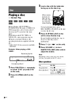 Preview for 26 page of Sony MHC-GNZ777D Operating Instructions Manual