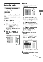 Предварительный просмотр 31 страницы Sony MHC-GNZ777D Operating Instructions Manual