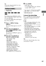 Preview for 33 page of Sony MHC-GNZ777D Operating Instructions Manual