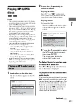 Preview for 37 page of Sony MHC-GNZ777D Operating Instructions Manual