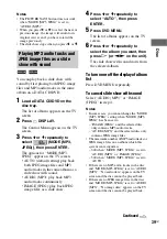 Preview for 39 page of Sony MHC-GNZ777D Operating Instructions Manual