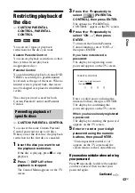 Preview for 43 page of Sony MHC-GNZ777D Operating Instructions Manual