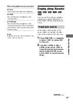 Preview for 61 page of Sony MHC-GNZ777D Operating Instructions Manual