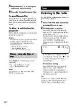 Preview for 14 page of Sony MHC-GPX5 Operating Instructions Manual