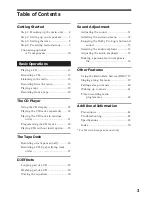 Preview for 3 page of Sony MHC-GR10AV Operating Instructions Manual