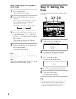 Preview for 8 page of Sony MHC-GR10AV Operating Instructions Manual