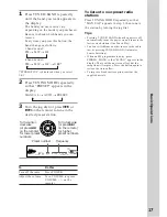 Preview for 17 page of Sony MHC-GR10AV Operating Instructions Manual