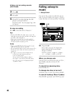 Предварительный просмотр 40 страницы Sony MHC-GR10AV Operating Instructions Manual