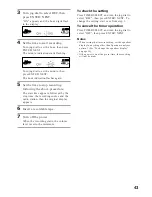 Preview for 43 page of Sony MHC-GR10AV Operating Instructions Manual