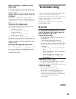 Предварительный просмотр 45 страницы Sony MHC-GR10AV Operating Instructions Manual