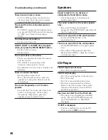 Preview for 46 page of Sony MHC-GR10AV Operating Instructions Manual