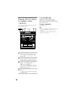 Preview for 20 page of Sony MHC-GR8 Operating Instructions Manual