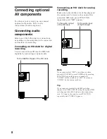 Preview for 8 page of Sony MHC-GR8000 Operating Instructions Manual