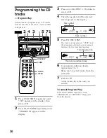 Предварительный просмотр 20 страницы Sony MHC-GR8000 Operating Instructions Manual