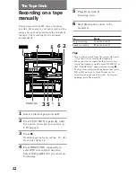 Предварительный просмотр 22 страницы Sony MHC-GR8000 Operating Instructions Manual