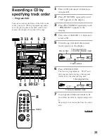 Preview for 23 page of Sony MHC-GR8000 Operating Instructions Manual