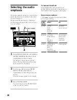 Preview for 28 page of Sony MHC-GR8000 Operating Instructions Manual