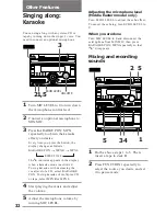 Preview for 32 page of Sony MHC-GR8000 Operating Instructions Manual