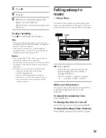 Preview for 33 page of Sony MHC-GR8000 Operating Instructions Manual