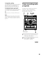 Предварительный просмотр 35 страницы Sony MHC-GR8000 Operating Instructions Manual