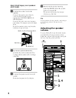 Preview for 8 page of Sony MHC-GRX10AV Operating Instructions Manual