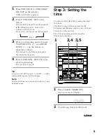 Preview for 9 page of Sony MHC-GRX10AV Operating Instructions Manual