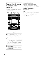 Предварительный просмотр 26 страницы Sony MHC-GRX10AV Operating Instructions Manual