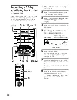 Preview for 30 page of Sony MHC-GRX10AV Operating Instructions Manual