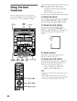 Preview for 34 page of Sony MHC-GRX10AV Operating Instructions Manual