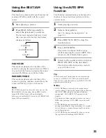 Предварительный просмотр 35 страницы Sony MHC-GRX10AV Operating Instructions Manual