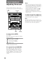 Preview for 36 page of Sony MHC-GRX10AV Operating Instructions Manual