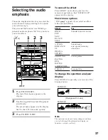 Preview for 37 page of Sony MHC-GRX10AV Operating Instructions Manual