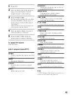 Preview for 43 page of Sony MHC-GRX10AV Operating Instructions Manual