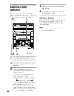 Предварительный просмотр 44 страницы Sony MHC-GRX10AV Operating Instructions Manual