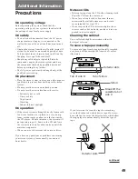 Предварительный просмотр 49 страницы Sony MHC-GRX10AV Operating Instructions Manual