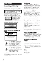 Предварительный просмотр 2 страницы Sony MHC-GRX2 Operating Instructions Manual