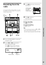 Предварительный просмотр 13 страницы Sony MHC-GRX2 Operating Instructions Manual