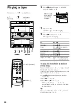 Preview for 14 page of Sony MHC-GRX2 Operating Instructions Manual