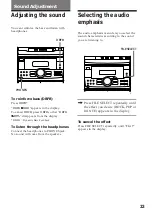 Предварительный просмотр 23 страницы Sony MHC-GRX2 Operating Instructions Manual