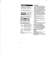 Preview for 2 page of Sony MHC-GRX20 Operating Instructions Manual