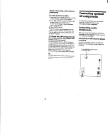 Preview for 8 page of Sony MHC-GRX20 Operating Instructions Manual