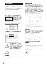 Preview for 2 page of Sony MHC-GRX3 Operating Instructions Manual