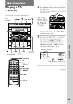 Preview for 11 page of Sony MHC-GRX3 Operating Instructions Manual