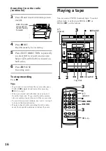 Preview for 16 page of Sony MHC-GRX3 Operating Instructions Manual