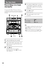 Preview for 24 page of Sony MHC-GRX3 Operating Instructions Manual