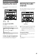 Предварительный просмотр 27 страницы Sony MHC-GRX3 Operating Instructions Manual