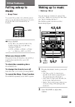 Preview for 29 page of Sony MHC-GRX3 Operating Instructions Manual