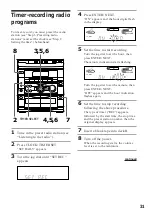 Preview for 31 page of Sony MHC-GRX3 Operating Instructions Manual